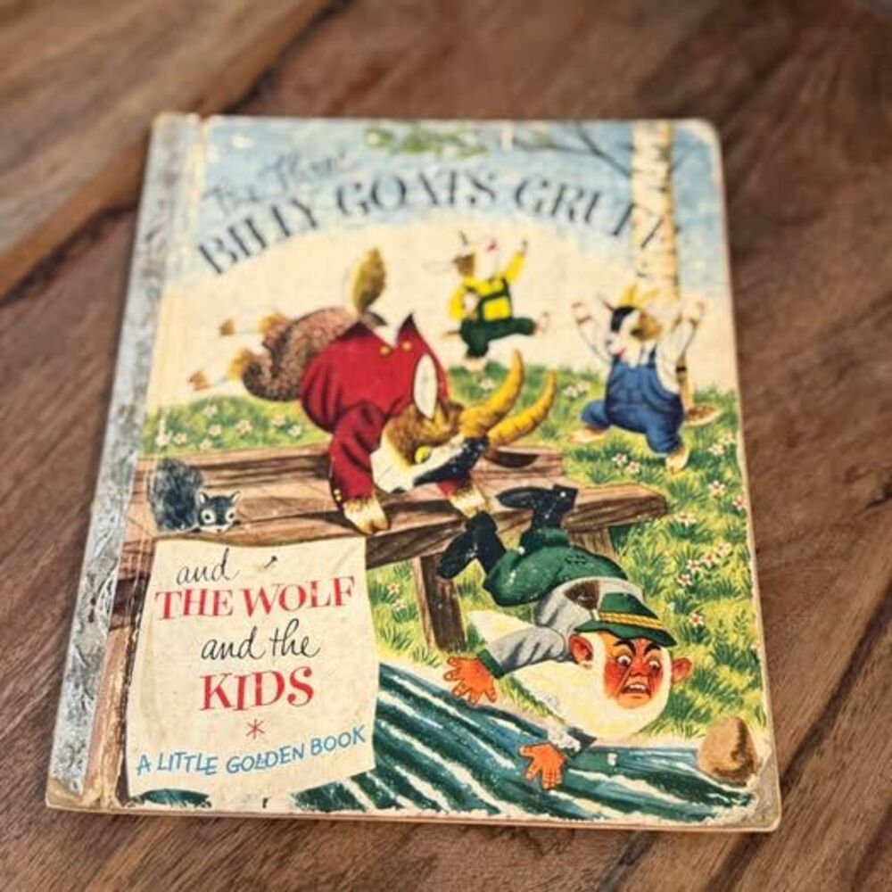 The Three Billy Goats Gruff and The Wolf and the Kids A Little Golden Book